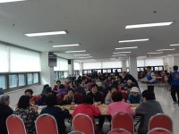 [전매포토] 정선 사북로타리클럽, 어르신 짜장면 나눔 봉사 실시