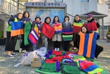 서대문구 북가좌2동 자원봉사캠프, 가로수에 겨울옷 입히기 눈길