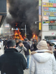 분당 야탑역 복합상가 BYC 빌딩 화재 30여분 만에 초진