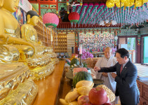 [전매포토] 유정복 인천시장, 부처님오신날 봉축 법요식 축사