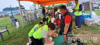 한국시민안전교육진흥원진주;사천안전교육센터 | [시민기자가 간다] (사)서사모, 전국민 안전프로젝트 심폐소생술 체험 행사
