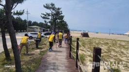 [시민기자가 간다] 대한노인회 양양군지회 하광정리 자원봉사단, 마을 전 지역·해변 등 정화활동