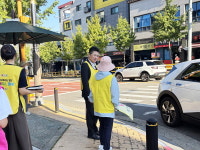 김정헌 중구청장, 등굣길 교통안전 구석구석 점검