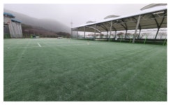 춘천도시공사, 송암스포츠타운 족구장 인조잔디 교체 완료