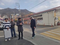 김동영 경기도의원, 오남호수공원·오남초등학교 보행로 현장점검