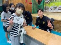 전남드래곤즈, 노란물결... 지역 초등학교 물들였다 큰 호응