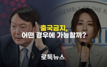 윤석열 고발 사주 의혹 제보한 조성은, 과연 '출국금지' 대상일까?