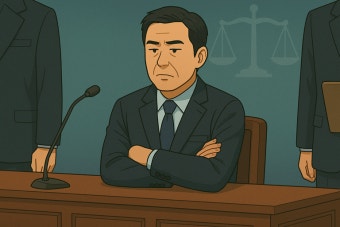 침묵의 법정, 정진상 '대장동 재판'서 모든 질문에 