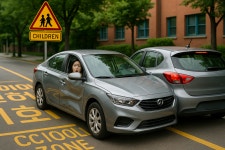 스쿨존 불법 정차 중 쾅…보험사 당신도 10% 책임 통보, 과연 타당한가?