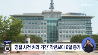 '경찰 사건 처리 기간' 작년보다 6일 증가