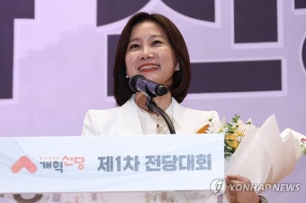 개혁신당 당대표에 승무원 출신 이미지 전문가 허은아