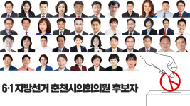 [6·1지방선거] 춘천시의원선거 대진표⋯ 우리 동네 일꾼은 누구?