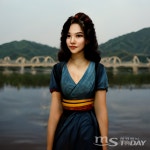 [포토] AI가 그린 소양강처녀와 춘천의 모습