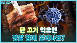 [동네 의사] 탄 음식 먹으면 진짜 암에 걸리나요?