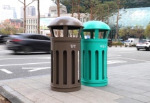 서울 도심 쓰레기통 새 디자인으로...15곳 시범 설치