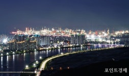 [포토] 포항 형산에서 바라본 아름다운 야경