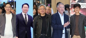 이재용·최태원·정의선·이해진, 젠슨 황과 '미국판 깐부회동'… AI 인프라 논의