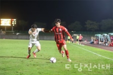 김해시청축구단에 1-2로 패배…어울림행사 개최