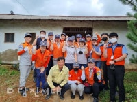 송악읍여성의용소방대·송악적십자·송악읍, 치매노인 가정에 목욕 등 봉사