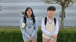 목포 유달중 박승우·김정원 학생 “지역 넘어 선수들 열정 응원하러 왔어요”