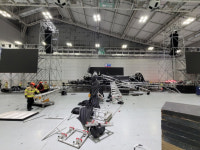 광주 김대중컨벤션센터서 무대 설비 무너져 4명 중경상