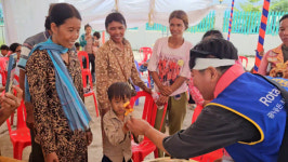 광주골든로타리, 캄보디아 주민들에게 ‘K-푸드’ 매력 알려