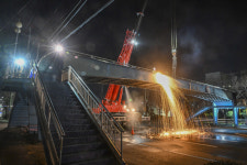 [오늘의포토] 조선대 사거리 ‘도내기 육교’ 역사 속으로