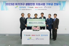 LH, 경남·우리·하나은행과 손잡고 생계위기 가구 돕는다