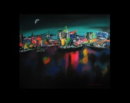 [경남브리핑) 통영옻칠미술관 김미옥 초대전, ‘항구의 밤’ 등 전시