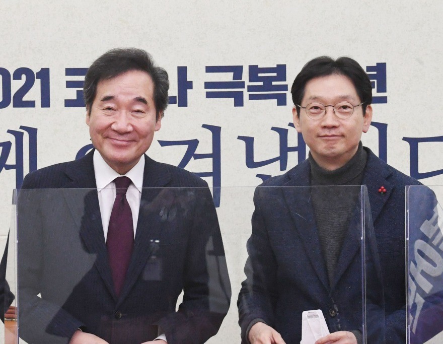 김경수, 이재명 대표와 국회서 비공개 회동  