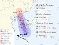 태풍 카눈, 수도권에 바짝 붙어 관통…잼버리 콘서트 영향 가능성