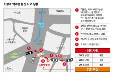 조작 실수인가, 급발진인가…역주행 돌진 미스터리