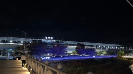 [보령24시] 보령시, 대천역·종합터미널 일원에 경관조명 설치