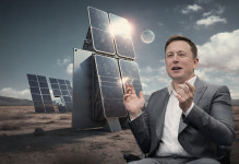 머스크發 우주 태양광 청사진…한국 기업, 차세대 전지로 승부수