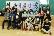 [포토] 제25회 금천구협회장기배드민턴대회