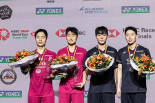 [독일오픈배드민턴] 김원호-최솔규가 강민혁-서승재 꺾고 첫 우승 차지해