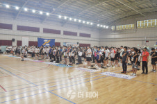 [현장] 제5회 대구 남구협회장기 생활체육 배드민턴대회 개회식
