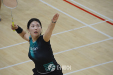 [현장] 제26회 서구청장기 배드민턴대회 참가 선수들