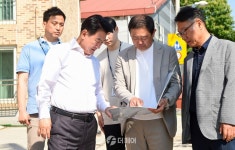 김동근 의정부시장, 마을 교통환경 개선 현장점검 진행