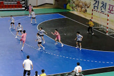 [핸드볼코리아중고등선수권] 만성중과 사수중 승리 거두고 4강 합류