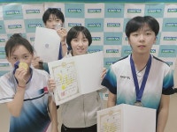 광주체육중학교 배드민턴부, 전국대회 금2개 은4개 쾌거