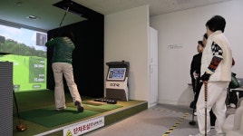 지하철역서 굿샷! 석계역 스크린 파크골프장 2일 정식 개장