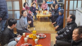 완주군 화산면, 새해 인사 겸 경로당 방문 일정 마쳐