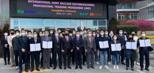 한수원 IAEA 인증 국제 공동 원전해체 전문교육 과정 수료식 성료