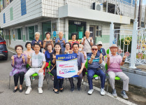 양산시 부영벽산 경로당, 취약계층에 성금 전달