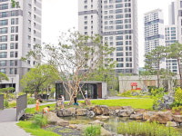 아파트 공유･사유 자연 어우러져 생동감･차분함 동시 구현