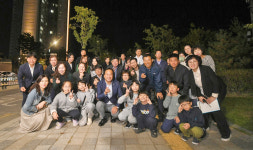 오산 한양수자인, 야간조명 설치지원 첫 점등