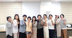 제주 화북주공1 캘리그래피 전시회 개최