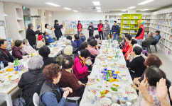 경산 사동 휴먼시아1단지, 어르신 30여명 점심 대접