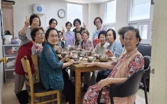 구리 아름마을엘지아파트, 어르신 대상 복달임 행사 